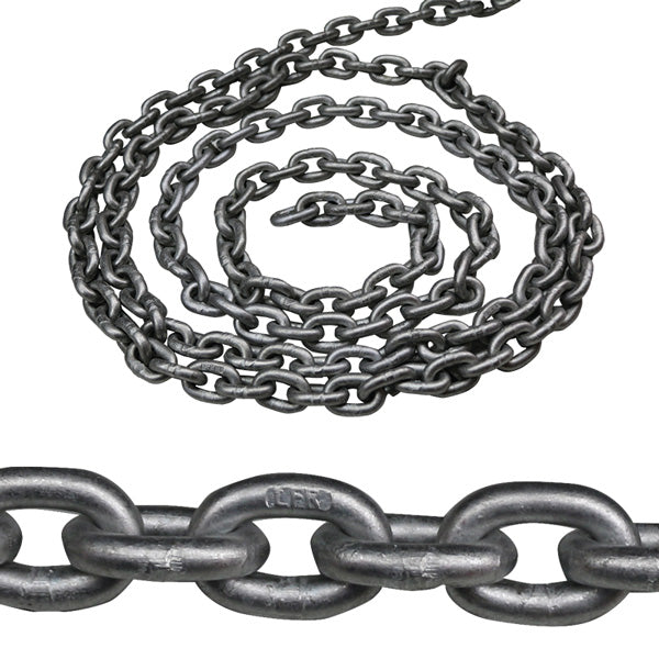Lofrans ankerkæde galvaniseret G40 ISO4565 DIN 766 6mm 50 meter