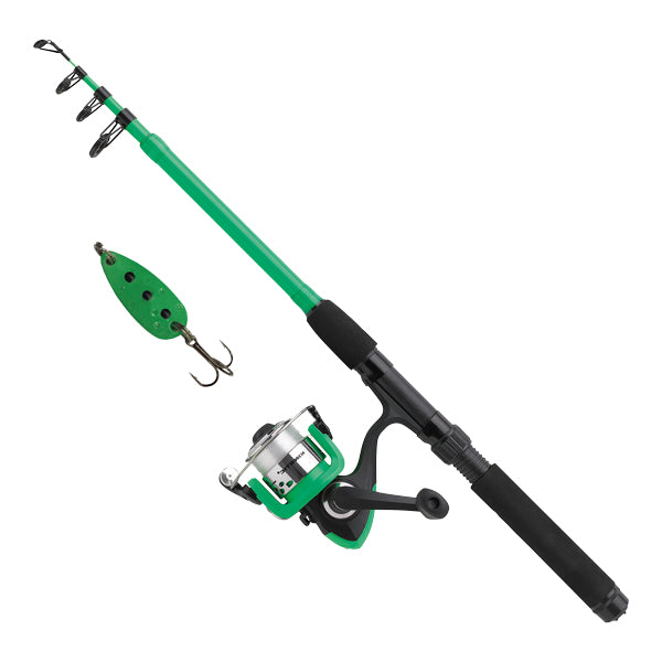 Kinetic Lille Viking Go Fishing 5,6fod Spin fiskestang, Grøn