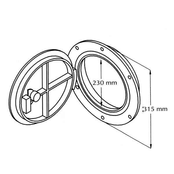 Luge ø315mm