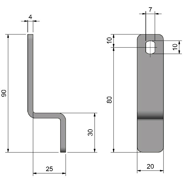 Roca rigel vinkel S 55-90mm til 1052459