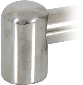 Gelænderholder RF stål Ø22mm lukket