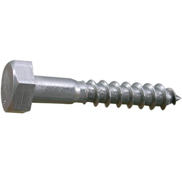 Skrue fransk 6 x 80 a4 DIN 571-4 2stk
