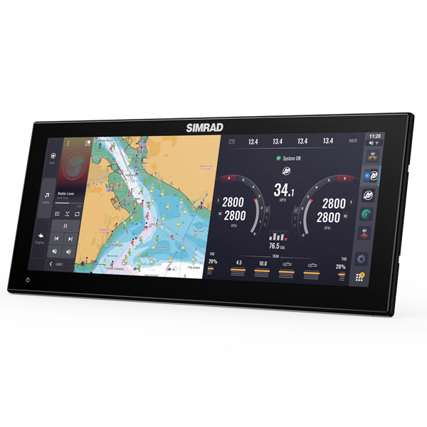 Simrad NSX3015UW 15" Ultra Wide m/3 i en transducer