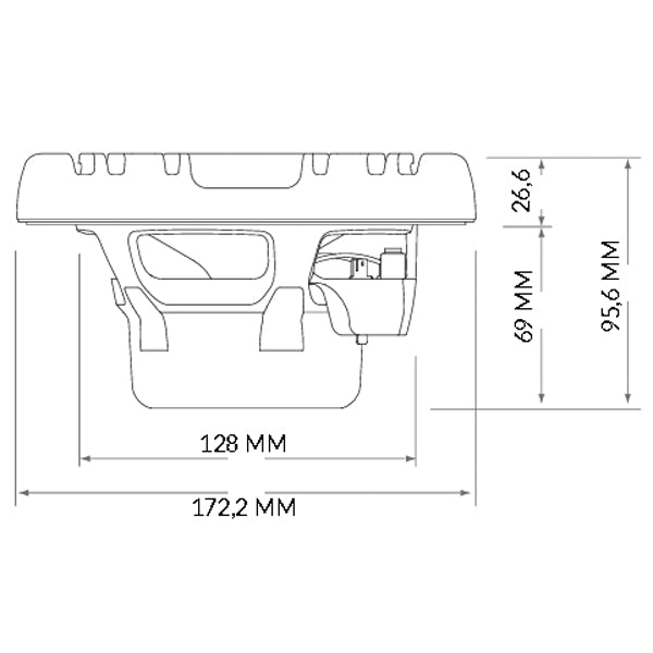Hertz HMX 6.5 S-LD-SW-6.5"4Ohm MARINE HØJTTALER, sportRGB