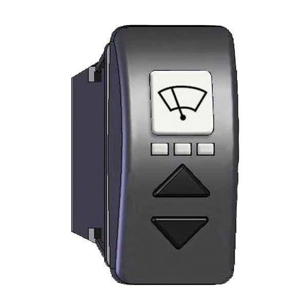 Kontakt med viskerrobot 12/24V - to motor 4amp
