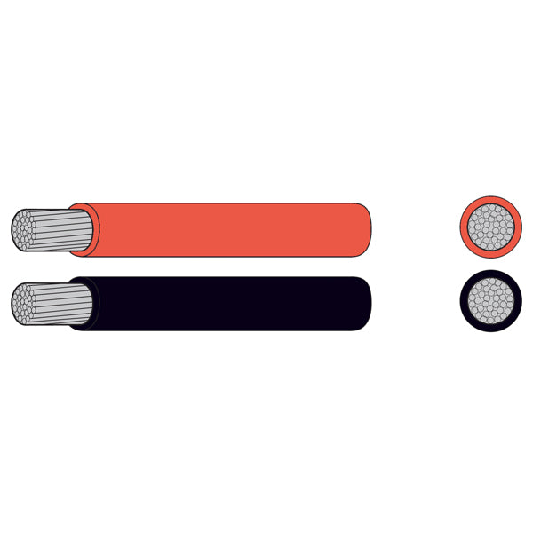 OceanFlex marinekabel fortinnet rød 4.0mm2 30m