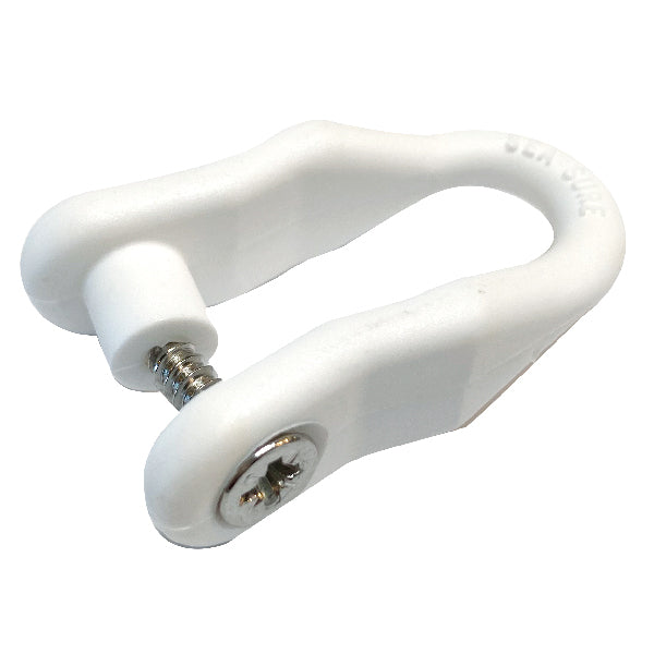 Sjækel hvid nylon Ø8mm, til skrue