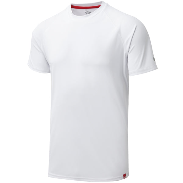 Gill UV010 Men's UV Tec T-Shirt Hvid Str L