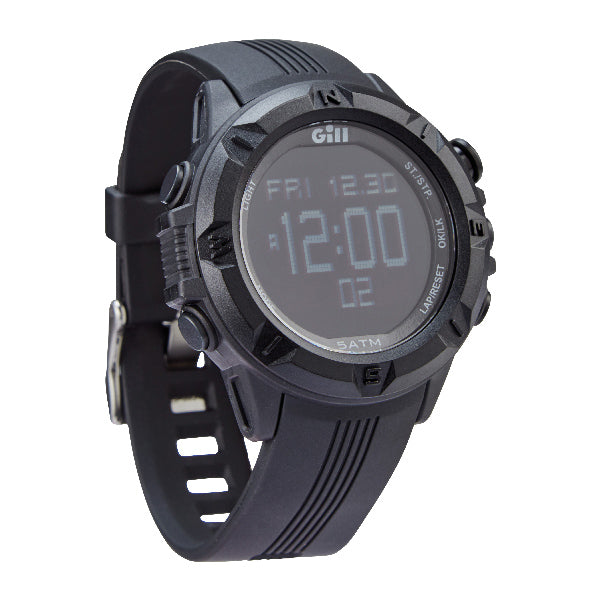 Gill Stealth Racer ur, sort rem