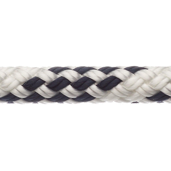 Robline Sirius 300 Fald/Skøde, 12mm Hvid/Blå - 1 mtr