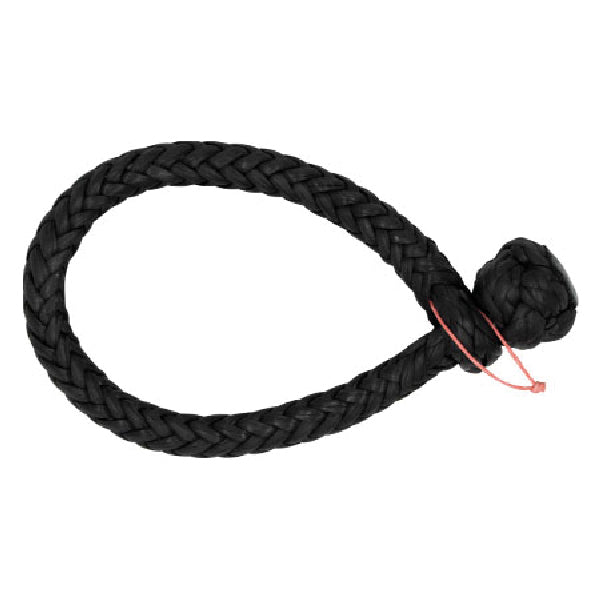 Robline Soft tovsjækel 8mm Sort 100mm 4T