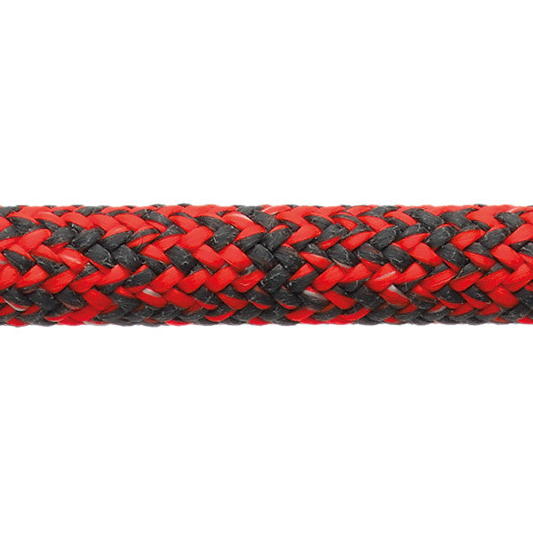 Robline Sirius XTS Dyneema Cruising, 6mm Rød/Sort/Hvid - 1m