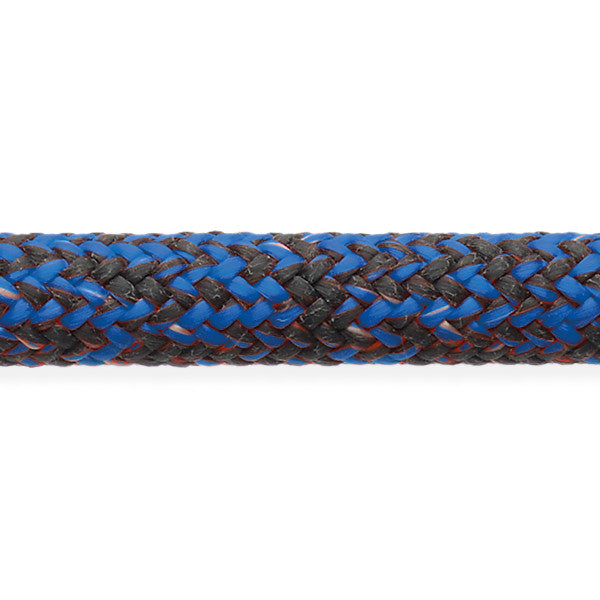 Robline Sirius XTS Dyneema Cruising, 8mm Blå/Sort/Hvid - 1m