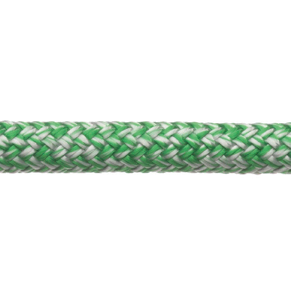 Robline Globe Pro Robtec fald, 12mm Hvid/Grøn - 1 mtr