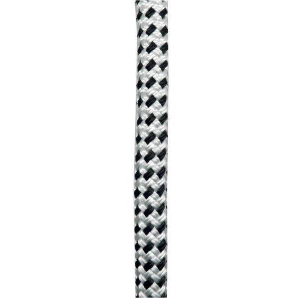 Robline fortøjning dobbelt flettet 18mm 15m hvid/sort