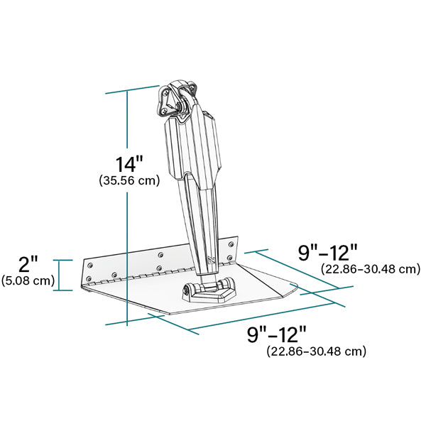 Lenco 9" x 12" Standard Trim Tab Kit med Pro Control Assist