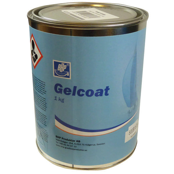 BHP Gelcoat Grå 1 Kg 80008