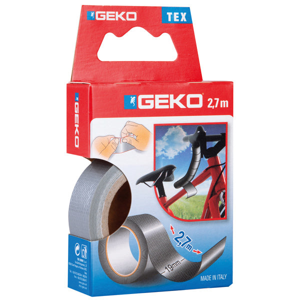 Geko lærredstape 19mm x 2,7 meter grå