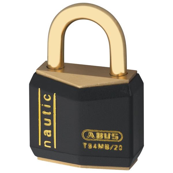 Abus hængelås massiv messing 3stk samme nøgle 30mm