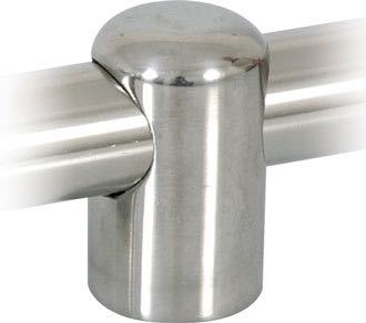 Gelænderholder RF stål Ø22mm - åben