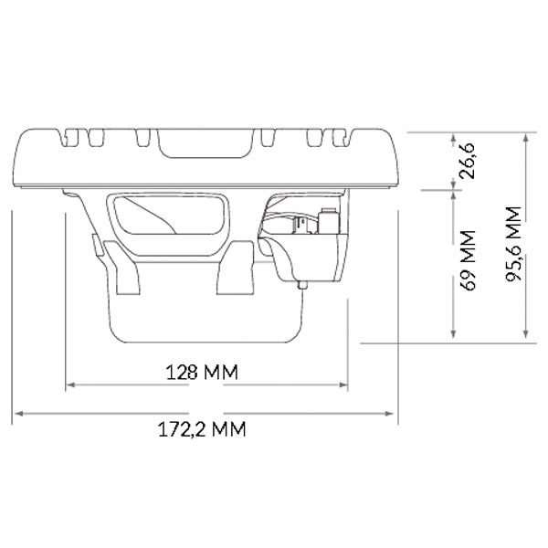 Hertz HMX 6.5-TC - 6.5" 4Ohm MARINE HØJTTALER, sorT
