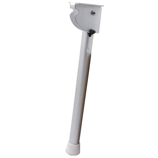Bordben, support beslag i aluminium 47cm