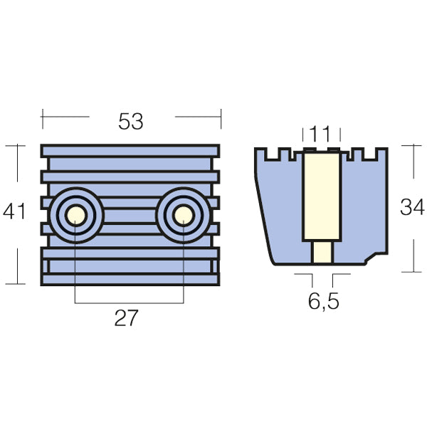 Tecnoseal Zinkanode volvo dpx 53x41mm (873395)