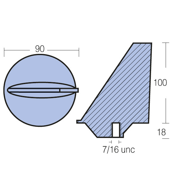 Tecnoseal Zinkanode mariner 80-140hk