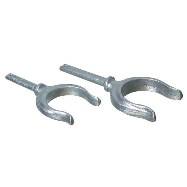 Åregaffel 2 galvaniseret, Pin Ø 12mm