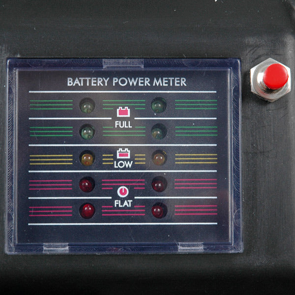 Batteriboks delux med håndtag til max 60Amp forbrug