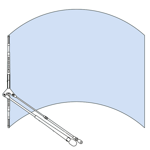 Roca W12 Parallelarm RF sort 454-591mm