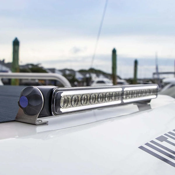 Hella dækslys med edge lys Sea Hawk LED sort 12/24V