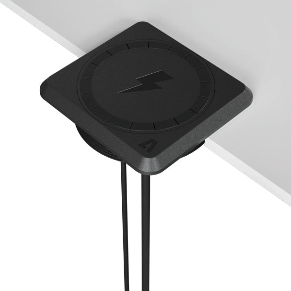 AquaAmp 800 trådløs overflade monteret mobil lader 12V 25W Qi2