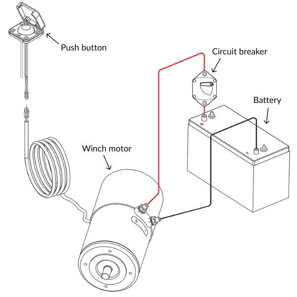 Ronstan spil ombygnings kit 40 QT Orbit E1 12V