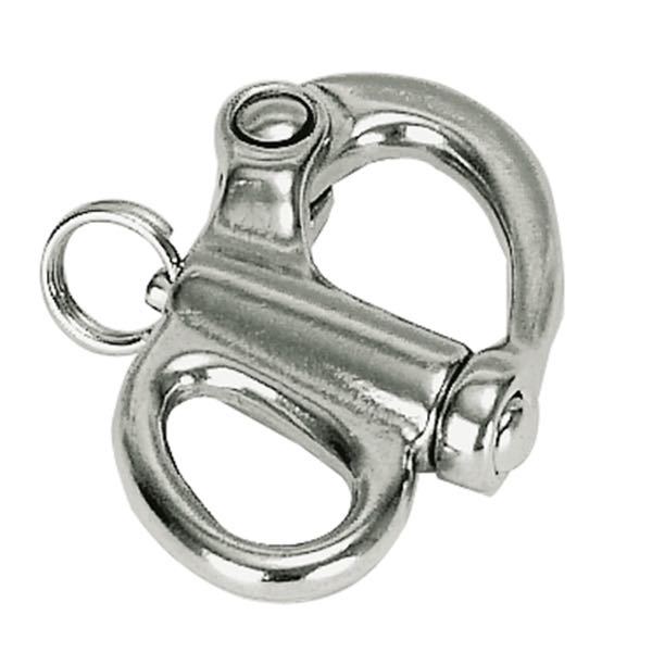 1852 Skødekrog AISI 316 RF stål 56 mm, B.L. 1100 kg