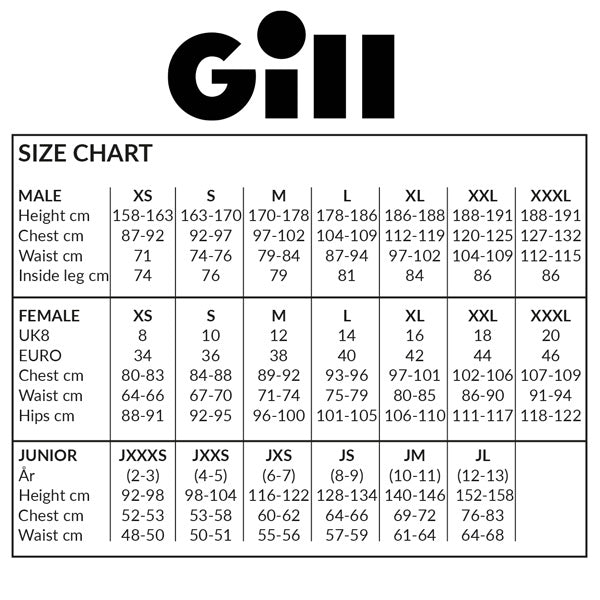 Gill OS34J Coastal dame jakke rød str. 20