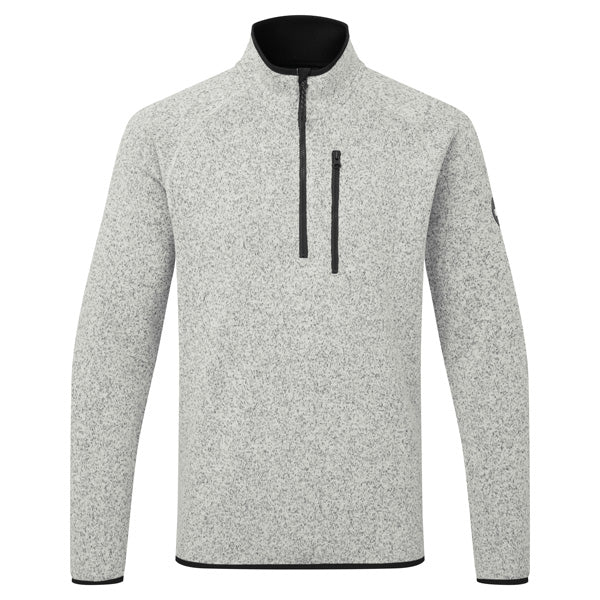 Gill 1500 1/4 lynlås Fleece jakke, Grå str. XL