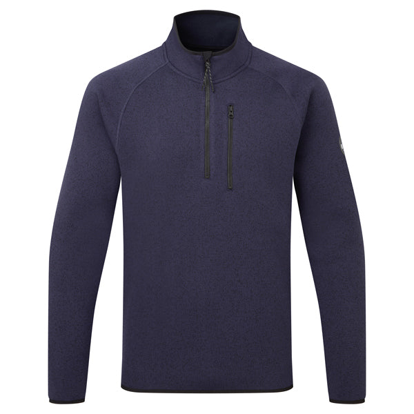 Gill 1500 1/4 lynlås Fleece jakke, Navy str. XXL