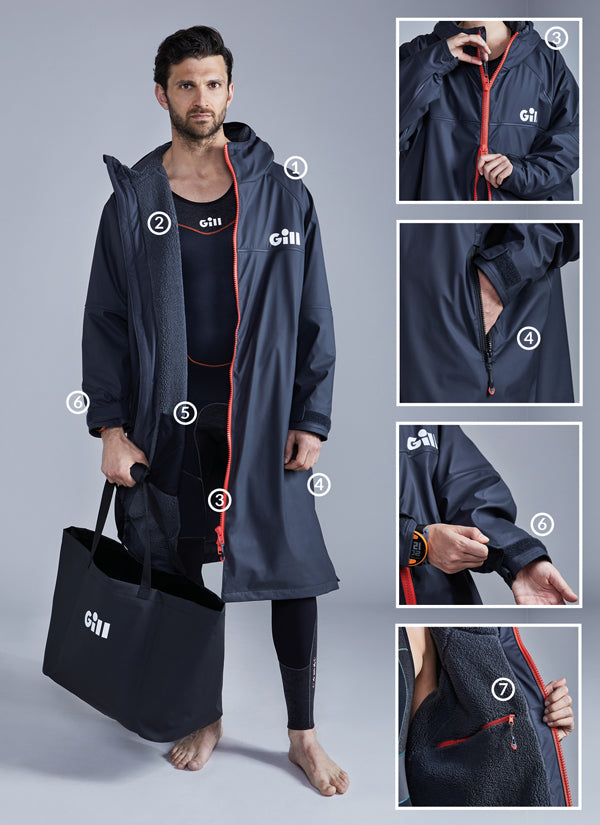 Gill 5024 Aqua Parka jakke grøn str. M