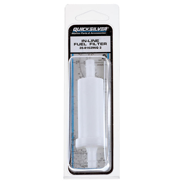 Quicksilver 816296Q2 Inline brændstoffilter til 5/16" (8mm) brændstofslange