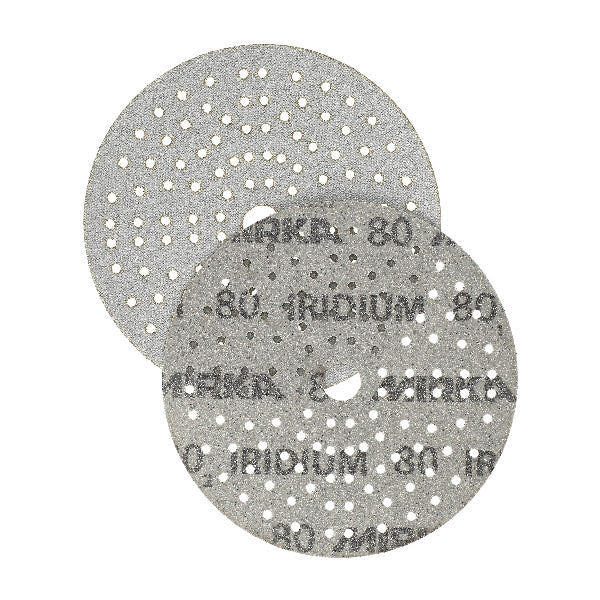 Mirka Iridium slib rondel 150mm 121 huller P120 10 stk
