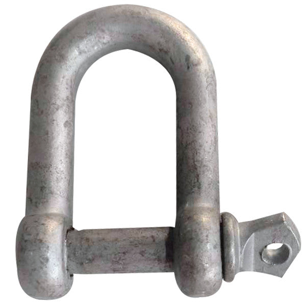Sjækel med vingeskrue galv. 12mm